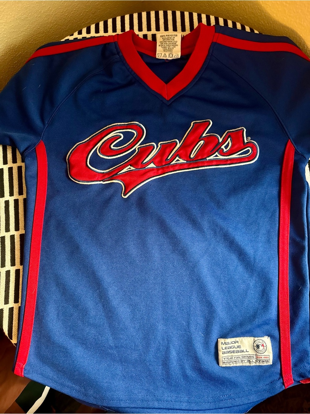 True Fans Vintage Cubs Youth Baseball Jersey